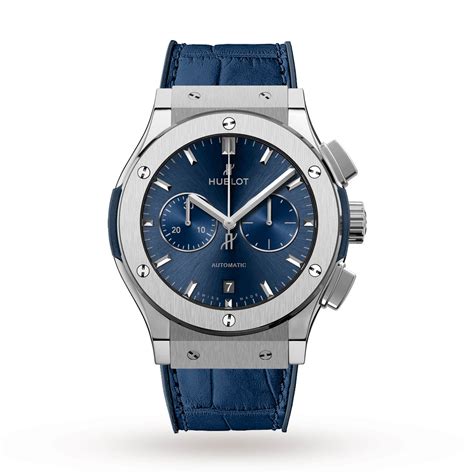 hublot classic fusion chrono blue|Hublot classic fusion chronograph santorini.